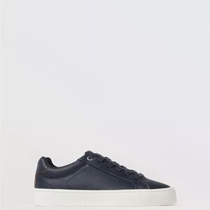 Zara Kids Navy Sneakers with White Sole